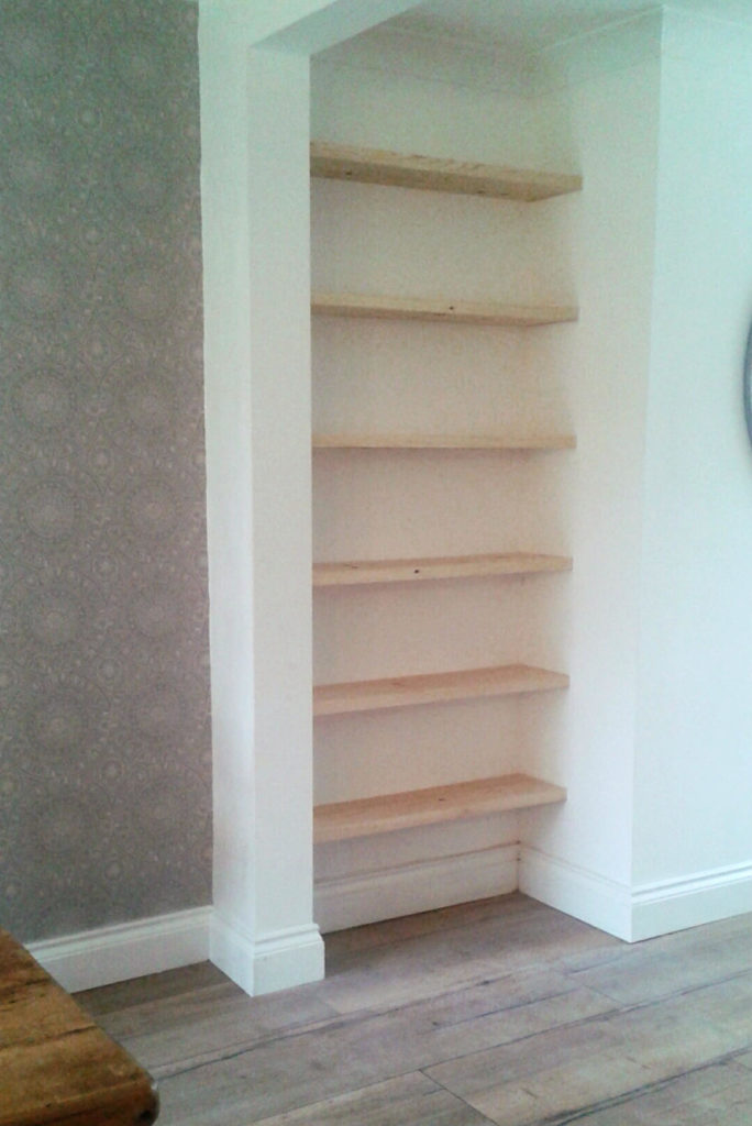 alcove shelves floating shelves furniture maker newcastle bristol fitted