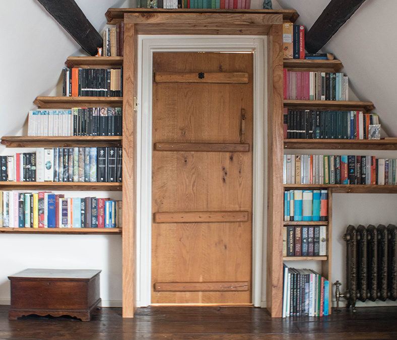 Elm attic shelving